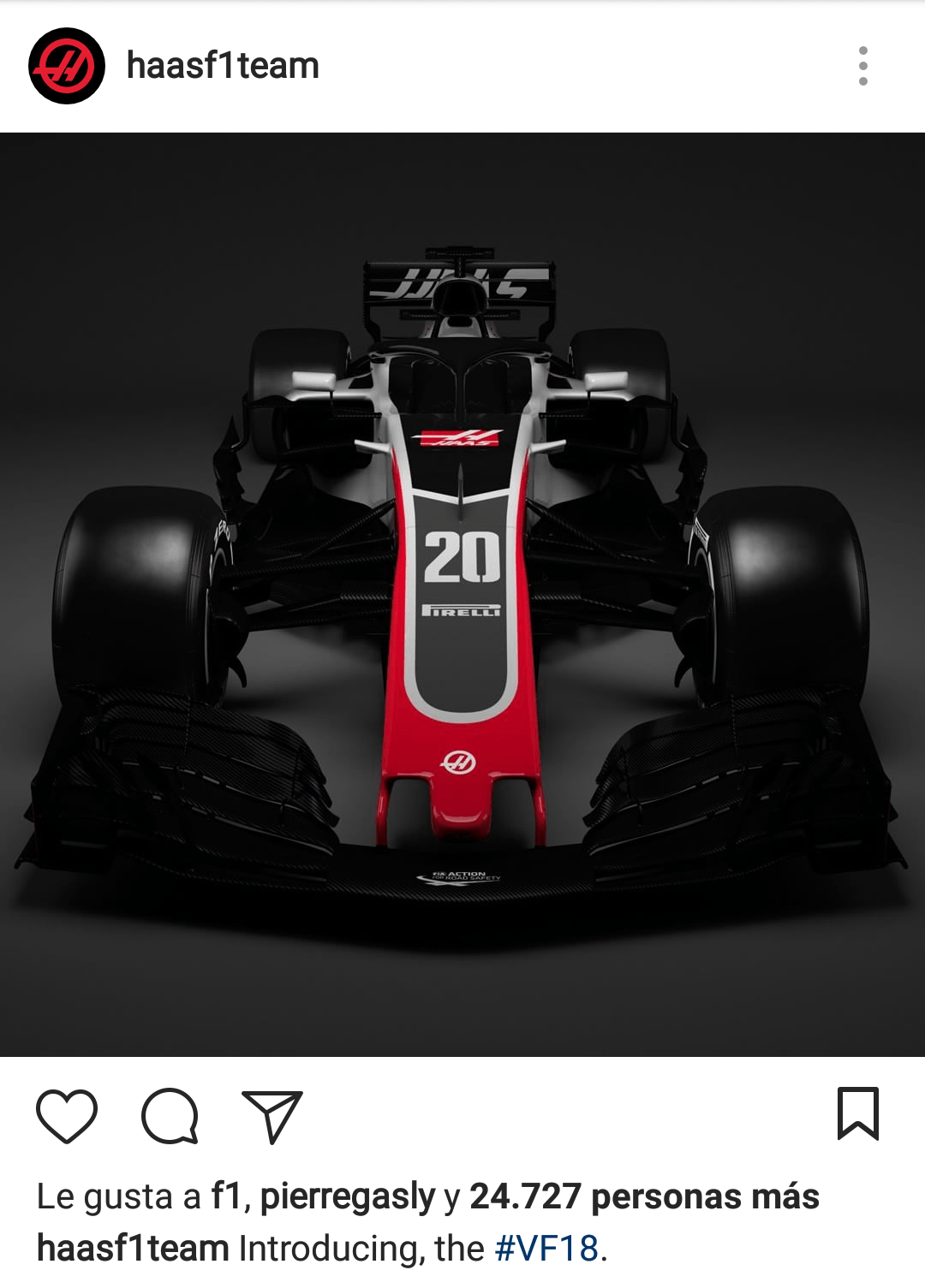 Haas instagram