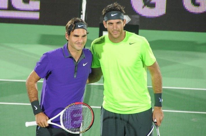 Federer y Del Potro