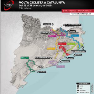 Mapa Vuelta Cataluña