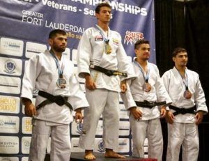 Juan Pablo Hernández judo podium