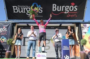 Primoz Roglic tras la quinta etapa de La Vuelta a Burgos