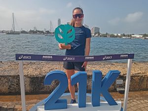 Alexandra-Aldana-21-km Maratón CAF Caracas 2024