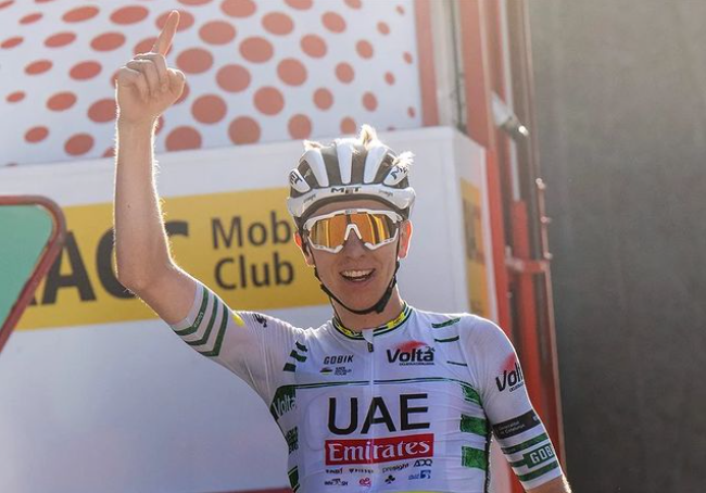 Tadej Pogacar logró su tercera victoria en la sexta etapa de la Vuelta a Cataluña 2024