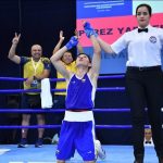 Justin Munévar asegura medalla para Colombia en el Mundial Juvenil de Boxeo en Budva, Montenegro