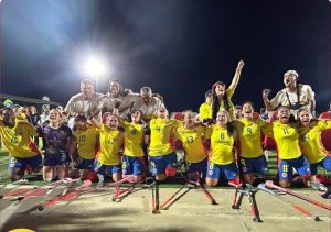 Selección colombiana de fútbol femenino para amputadas celebra su título de campeonas del primer Mundial en Barranquilla