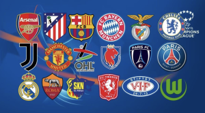Calendario de la Champions League Femenina 2025/26 con equipos como Barcelona, Real Madrid, Arsenal, Chelsea y PSG.