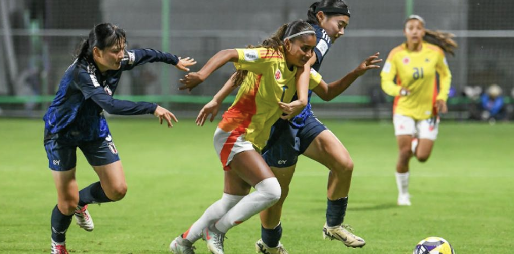 Jugadoras celebrando en los octavos de final del Mundial Sub-17 Femenino 2025